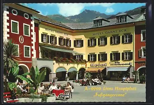 AK Lienz, Hotel Garni Eck, Bes. Maria Eck, Am Hauptplatz