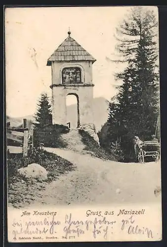 AK Mariazell, Partie am Kreuzberg