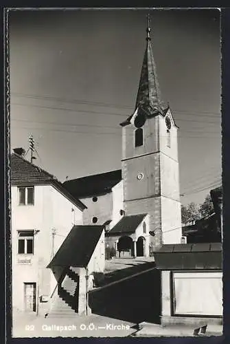 AK Gallspach /O. Ö., Partie an der Kirche