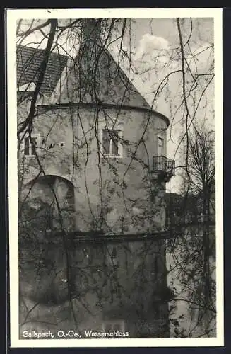 AK Gallspach /O.-Oe., Blick auf das Wasserschloss