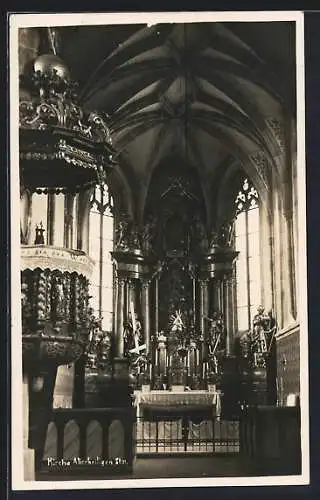 AK Allerheiligen /Stm., Altar der Kirche