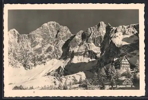 AK Austriahütte /Dachstein, Berghütte des Deutschen Alpenvereins, Zweig Austria