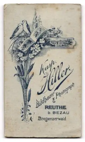 Fotografie Kaspar Hiller, Reuthe, Porträt eines jungen Mannes