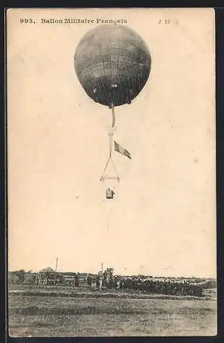 AK Ballon Militaire Francais