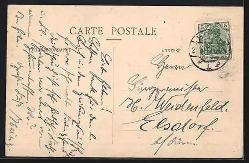 AK Lunéville, Atterrissage du Zeppelin IV le 3 Avril 1913