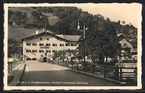 AK Bruck an d. Glocknerstrasse, Gasthof Lukashansl