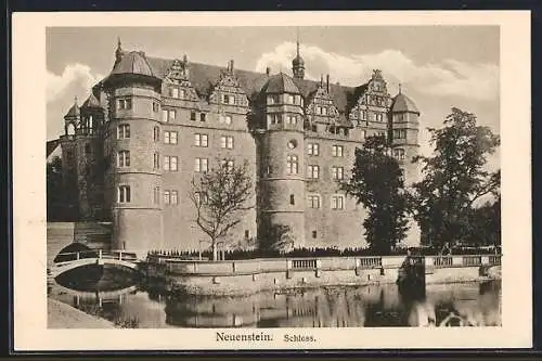 AK Neuenstein / Württ., Schloss