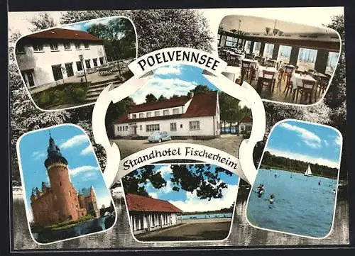 AK Nettetal / Niederrhein, Poelvennsee, Hotel Fischerheim, Bes. Konrad Oemmelen