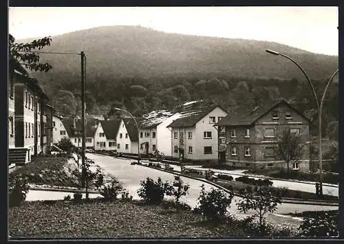 AK Oberweier / Rastatt, Strassenpartie mit Wohnhäusern