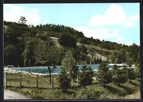 AK Michelbach im Schwarzwald, Blick auf das Schwimmbad