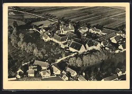 AK Heiligkreuztal / Wttbg., Ortsansicht aus der Vogelschau