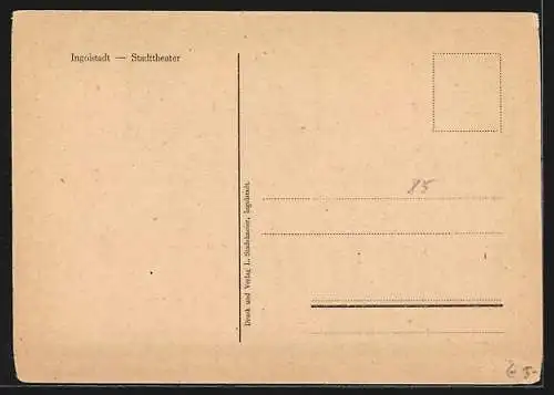 AK Ingolstadt, Partie am Stadttheater