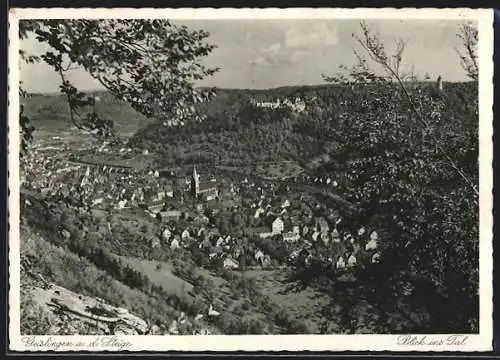 AK Geislingen a. d. Steige, Ansicht aus der Vogelschau