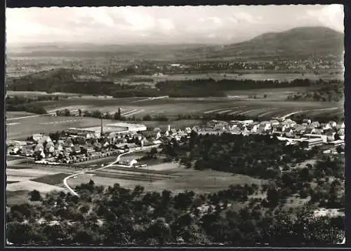 AK Bissingen-Teck, Gesamtansicht aus der Ferne