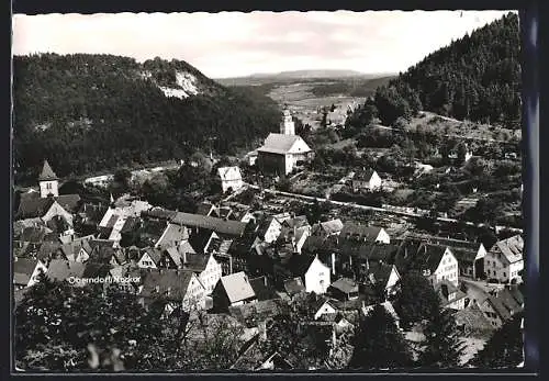 AK Oberndorf /Neckar, Teilansicht aus der Vogelschau