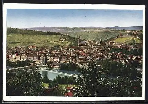 AK Esslingen a. N., Ansicht vom Wald aus