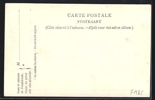 AK Neuve-Eglise, Rue d`Ypres, Strassenpartie