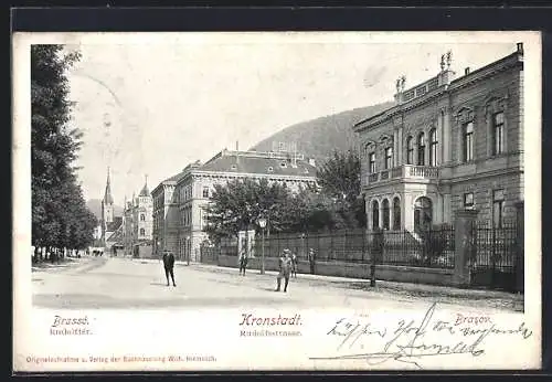 AK Kronstadt, Ausblick in die Rudolfstrasse