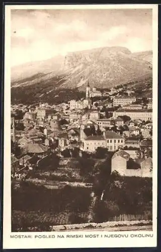 AK Mostar, Pogled na Rimski Most i Njegou Okolinu