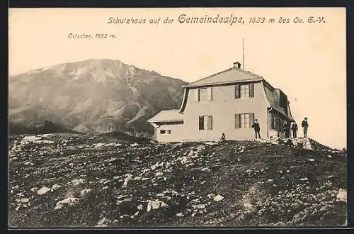 AK Gemeindealpenhütte, Berghütte mit Oetscher