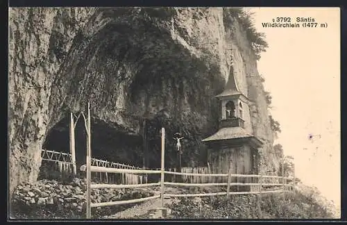 AK Wildkirchli, Waldkirchlein am Säntis