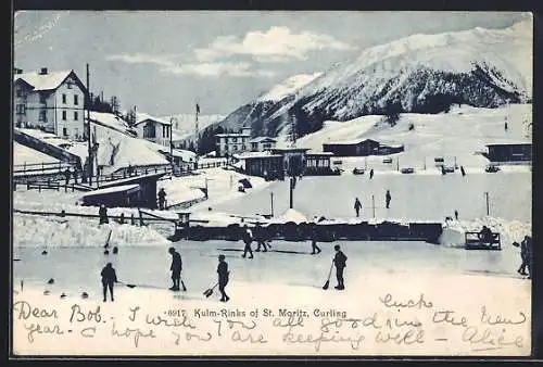 AK St. Moritz, Curling im Winter auf Kulm-Rinks