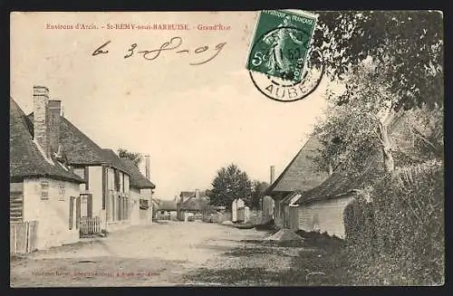 AK St-Remy-sous-Barbuise, Grand Rue