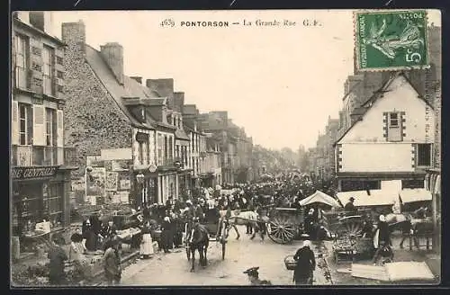 AK Pontorson, La Grande Rue