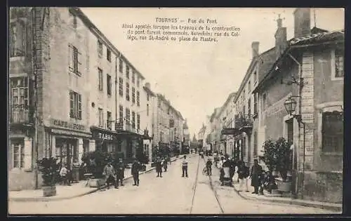 AK Tournus, Rue du Pont, Cafe du Pont