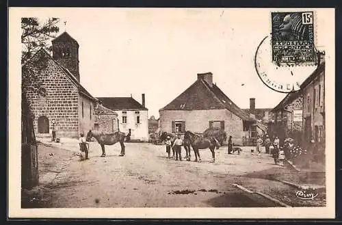 AK Martigny-le-Comte, La Place