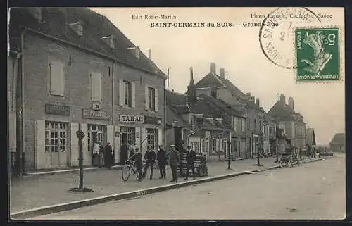 AK Saint-Germain-du-Bois, Grande-Rue