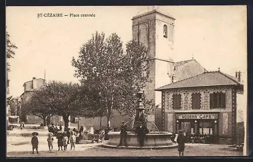 AK St-Cézaire, Place centrale