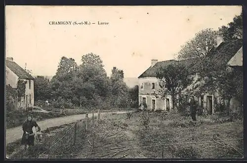 AK Chamigny, La rue