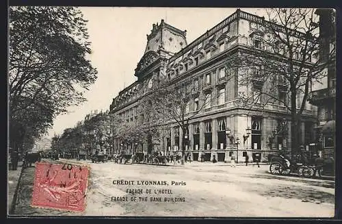 AK Paris, Credit Lyonnais, Facade de l'Hotel