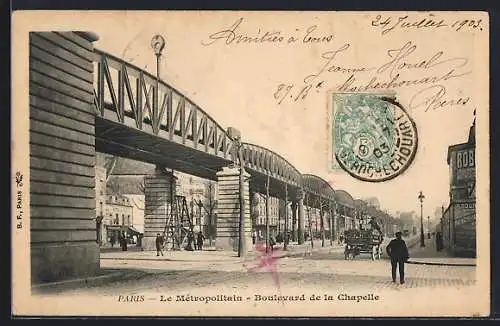 AK Paris, Boulevard de la Chapelle