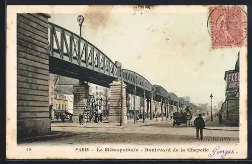 AK Paris, Boulevard de la Chapelle