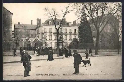 AK Châteauroux, Manufacture des Tabacs, La sortie des ouvriers