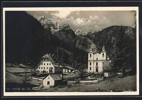 AK St. Martin, Kirchental mit Kirche