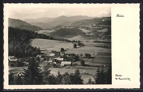 AK Rain, Teilansicht mit Bergen