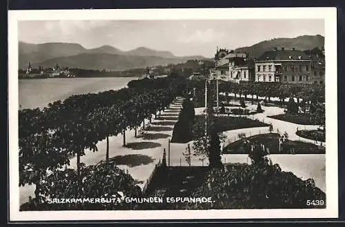 AK Gmunden, Salzkammergut, Esplanade