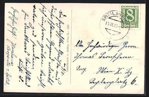 AK Gleinkersee /O. Ö., Panorama mit Bäumen