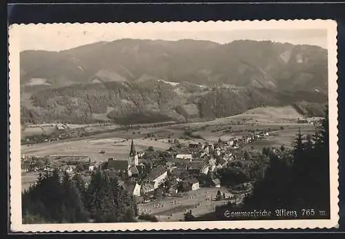 AK Aflenz, Teilansicht mit Kirche