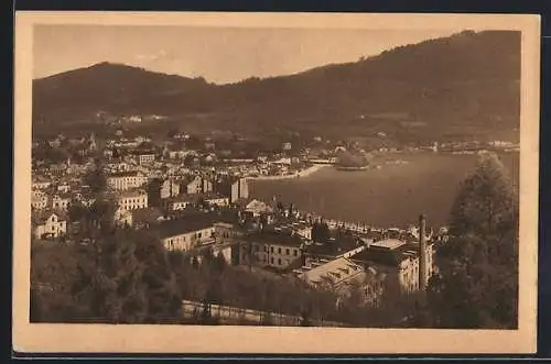 AK Gmunden /Salzkammergut, Teilansicht vom Hochkogl