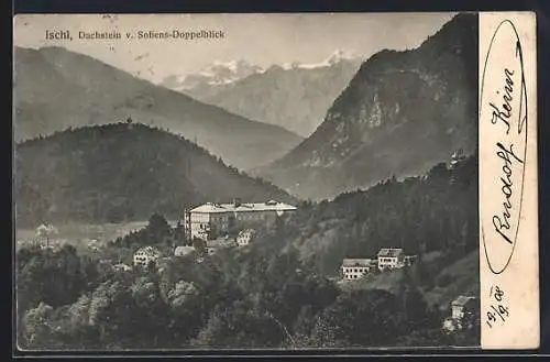 AK Ischl, Dachstein v. Sofiens-Doppelblick