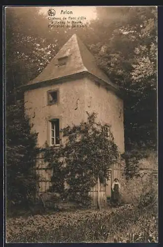 AK Arlon, Château de Pont d`Ole, Habitation du Jardinier