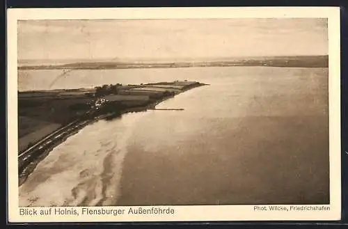 AK Holnis, Panoramablick mit Flensburger Aussenföhre