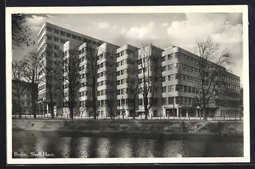 AK Berlin-Tiergarten, Shell-Haus, Shell-building, Bauhaus