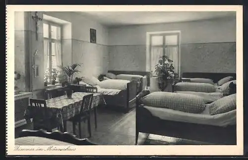 AK Geisingen / Baden, Kreispflege-Anstalt, Tuttlingerstr. 11, Zimmer im Männerhaus