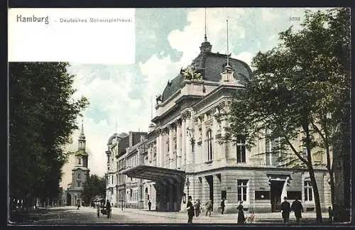 AK Hamburg-St.Georg, Deutsches Schauspielhaus