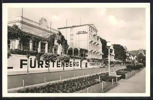 AK Remagen, Hotel Fürstenberg, Caracciola